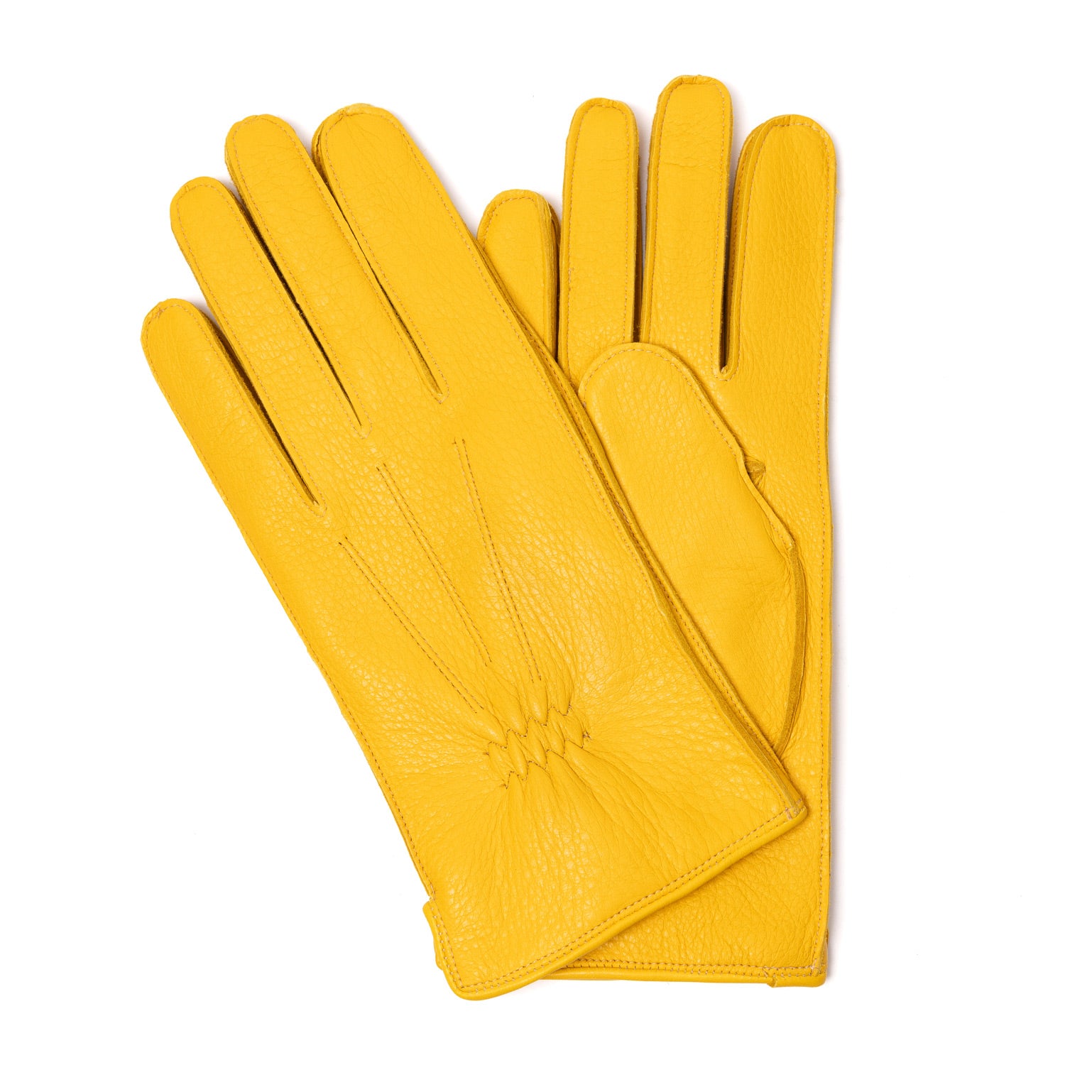 Handschuh "Belvedere" aus Hirschleder mit Kaschmirfutter - handgenäht